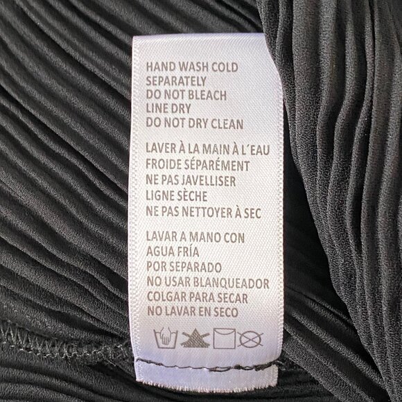 Good American Plisse Pleated Wide Leg Pant size 3/4 - L/XL - Picture 15 of 15